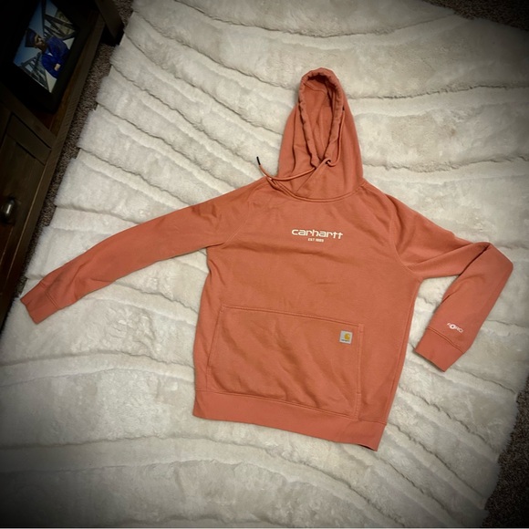 Carhartt Orange Hoodie - Picture 1 of 5